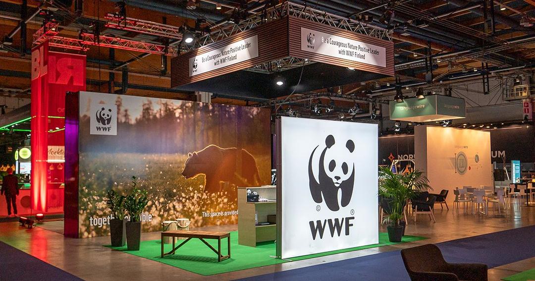 Rebl Groupin suunnittelema ja toteuttama tapahtumaosasto